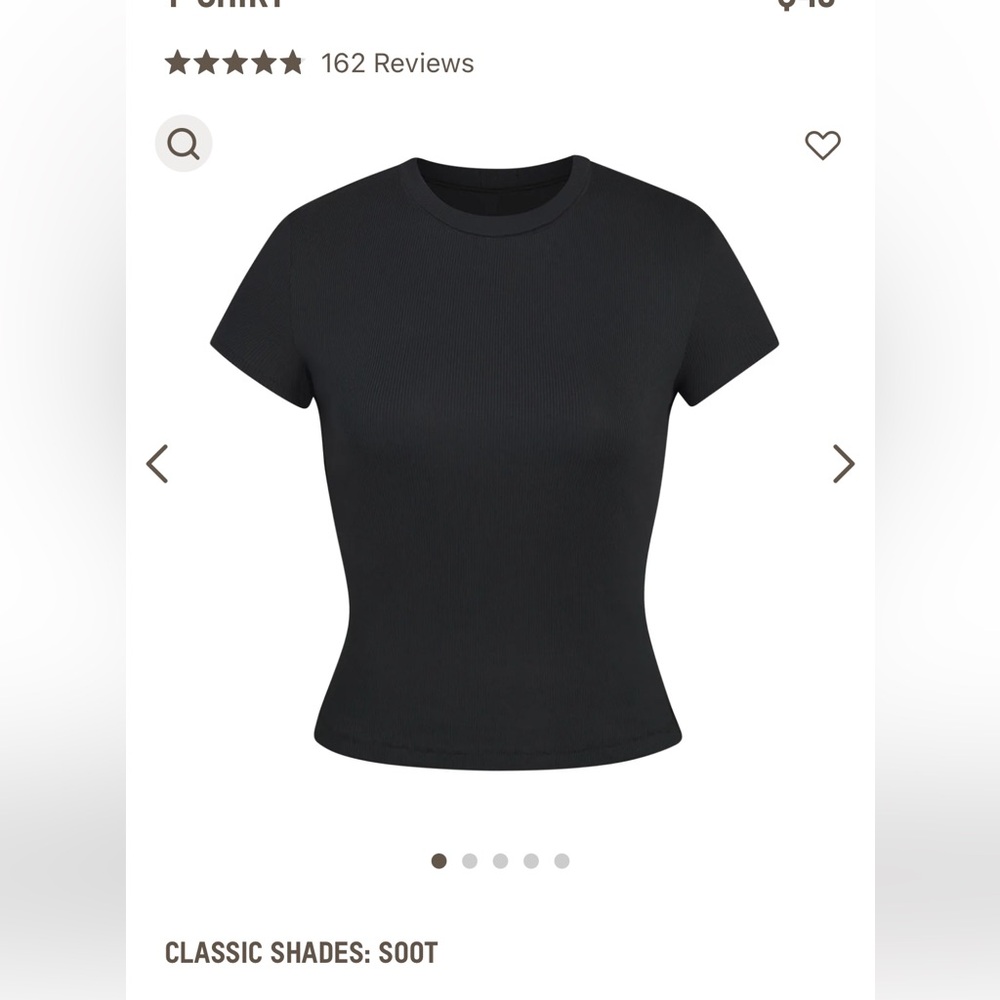 Skims Cotton Rib Tshirt size S